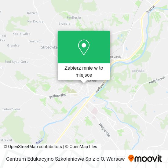 Mapa Centrum Edukacyjno Szkoleniowe Sp z o O