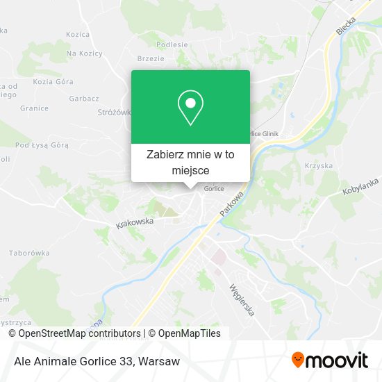 Mapa Ale Animale Gorlice 33