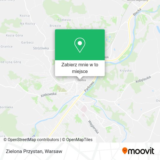 Mapa Zielona Przystan