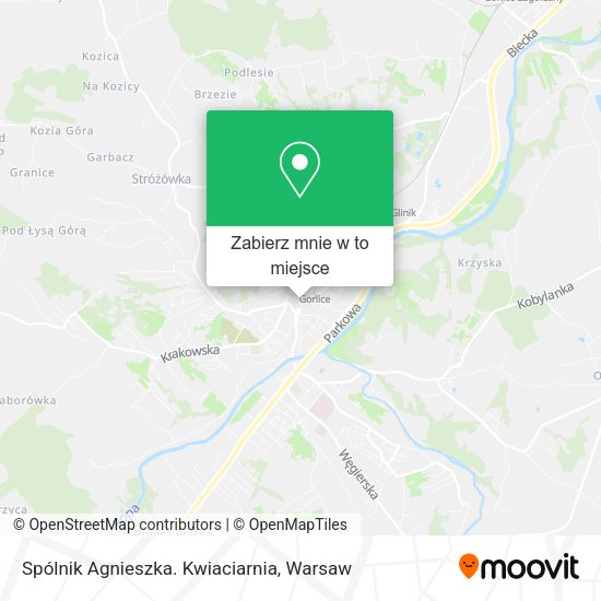 Mapa Spólnik Agnieszka. Kwiaciarnia