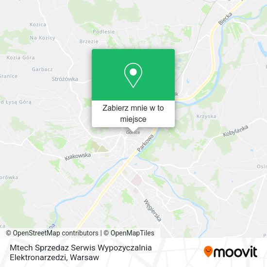 Mapa Mtech Sprzedaz Serwis Wypozyczalnia Elektronarzedzi