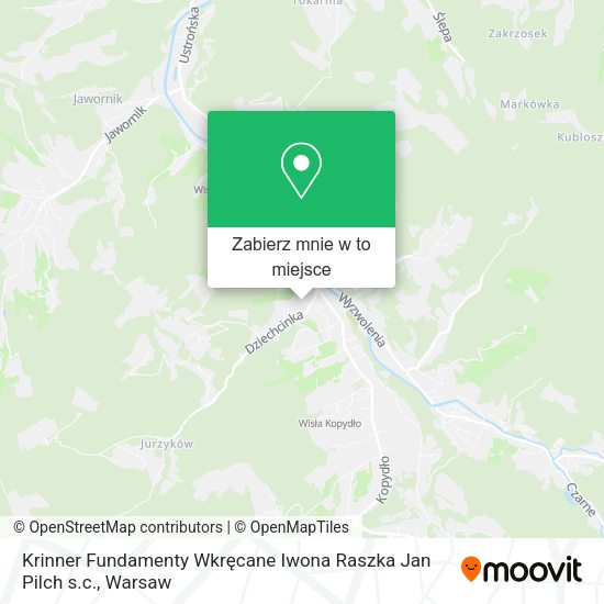 Mapa Krinner Fundamenty Wkręcane Iwona Raszka Jan Pilch s.c.