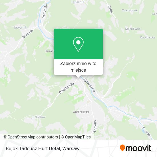 Mapa Bujok Tadeusz Hurt Detal