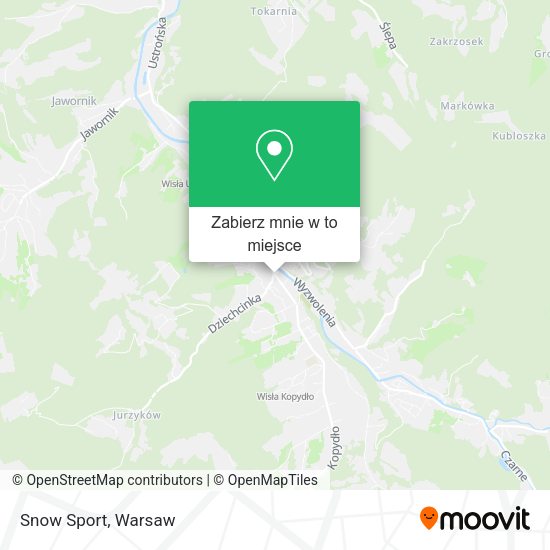 Mapa Snow Sport