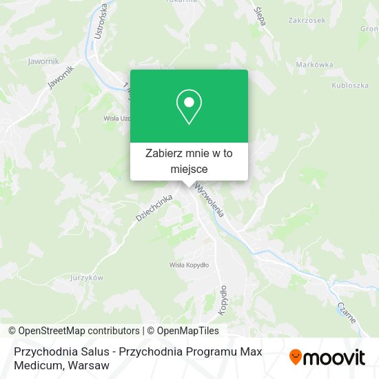 Mapa Przychodnia Salus - Przychodnia Programu Max Medicum