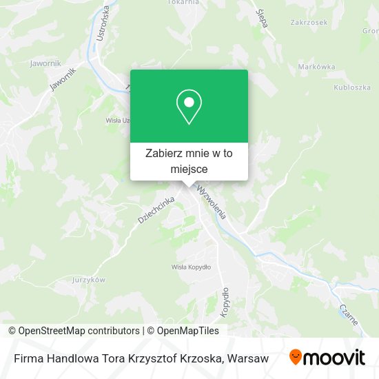 Mapa Firma Handlowa Tora Krzysztof Krzoska