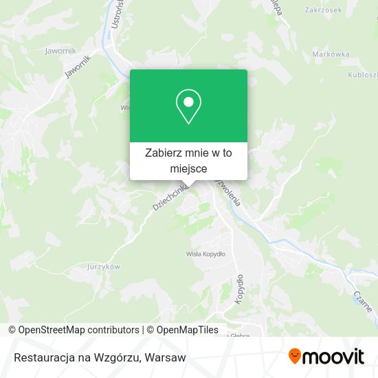 Mapa Restauracja na Wzgórzu