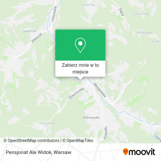 Mapa Pensjonat Ale Widok