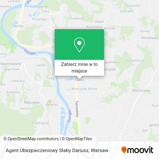 Mapa Agent Ubezpieczeniowy Słaby Dariusz