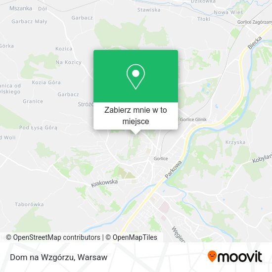 Mapa Dom na Wzgórzu