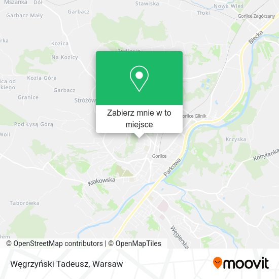 Mapa Węgrzyński Tadeusz