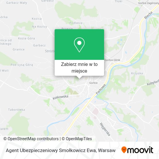 Mapa Agent Ubezpieczeniowy Smołkowicz Ewa