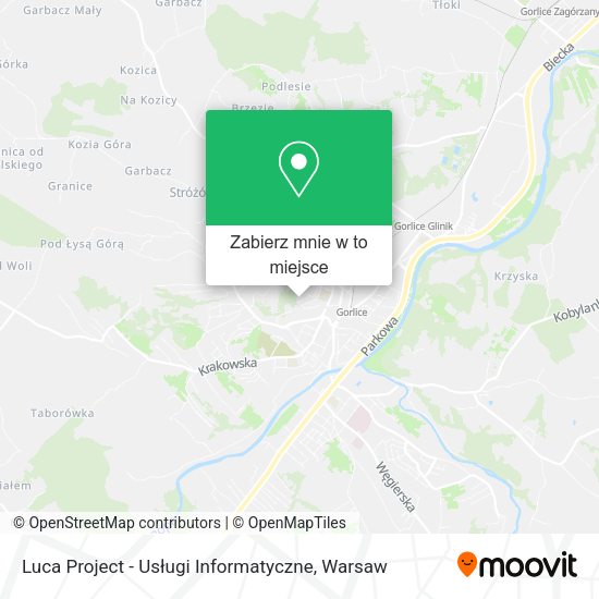 Mapa Luca Project - Usługi Informatyczne