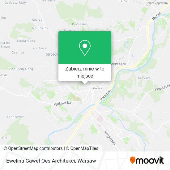 Mapa Ewelina Gaweł Oes Architekci