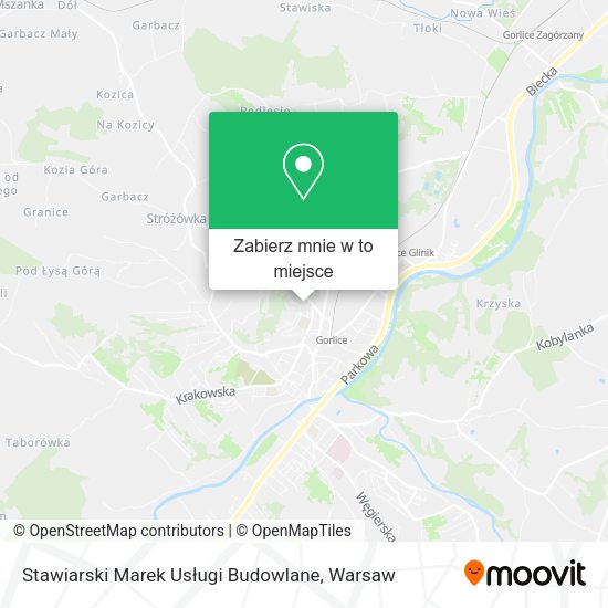 Mapa Stawiarski Marek Usługi Budowlane