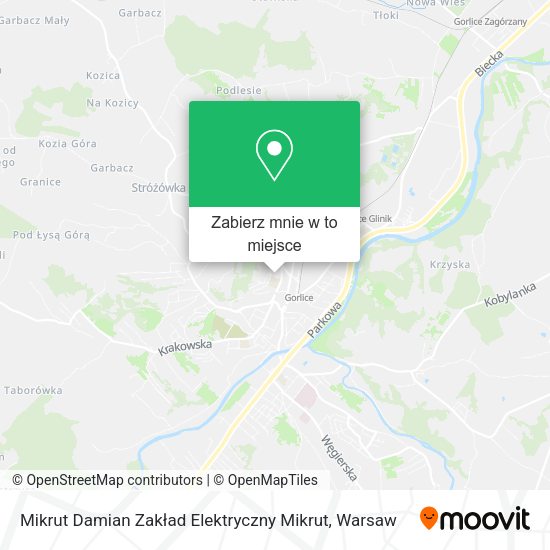 Mapa Mikrut Damian Zakład Elektryczny Mikrut