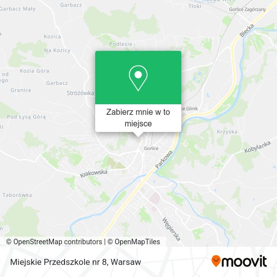 Mapa Miejskie Przedszkole nr 8