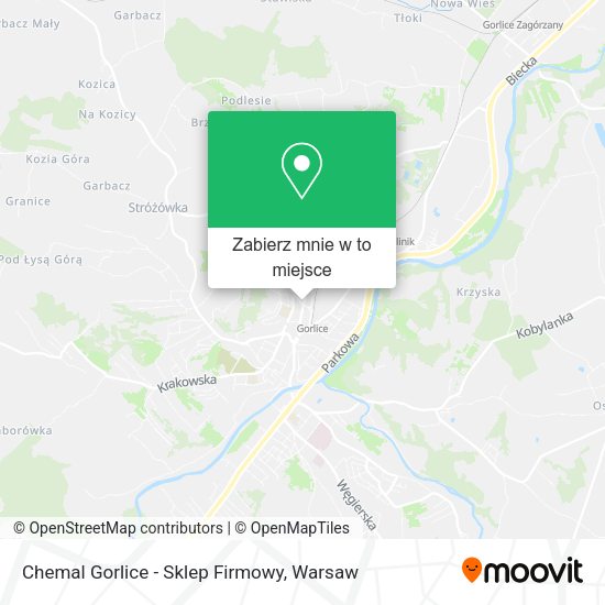 Mapa Chemal Gorlice - Sklep Firmowy