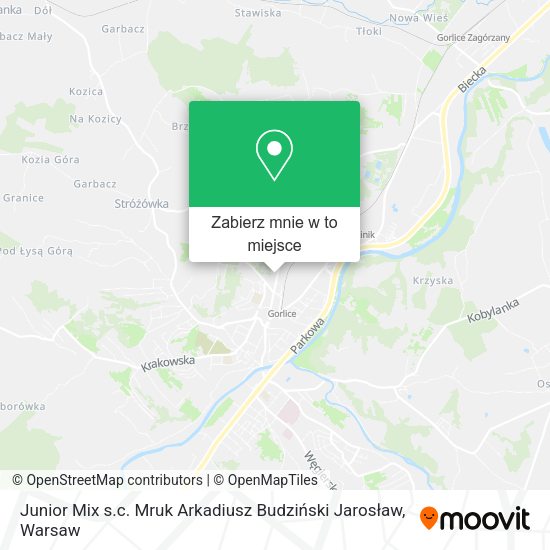 Mapa Junior Mix s.c. Mruk Arkadiusz Budziński Jarosław