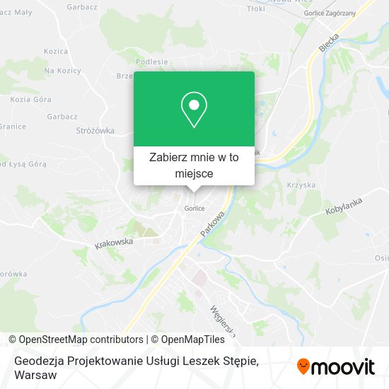 Mapa Geodezja Projektowanie Usługi Leszek Stępie