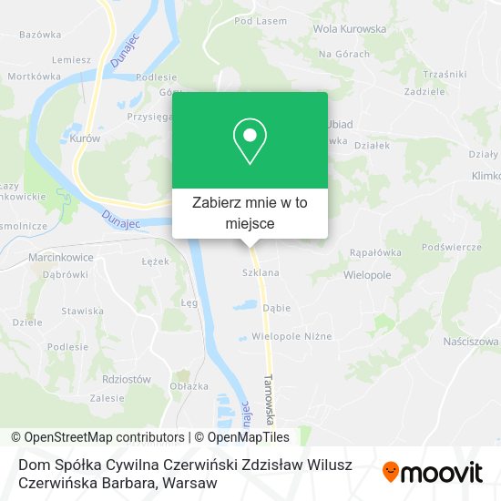 Mapa Dom Spółka Cywilna Czerwiński Zdzisław Wilusz Czerwińska Barbara