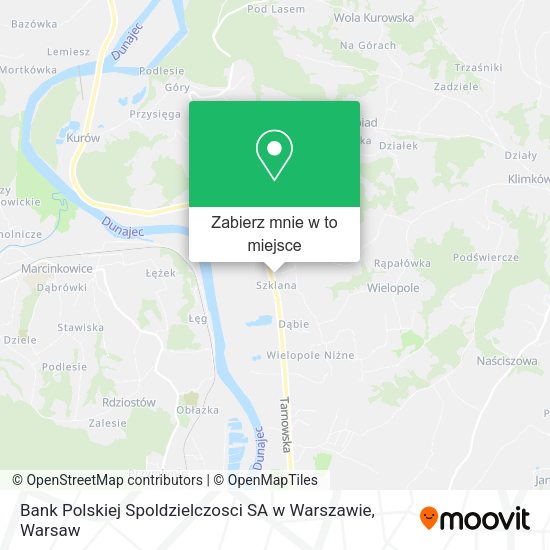 Mapa Bank Polskiej Spoldzielczosci SA w Warszawie