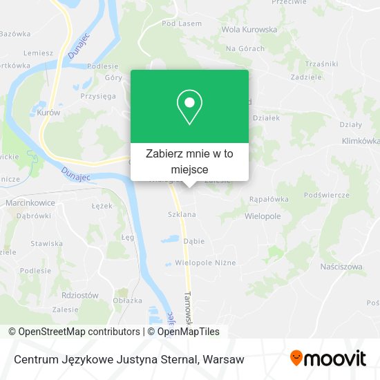 Mapa Centrum Językowe Justyna Sternal