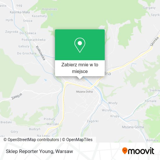 Mapa Sklep Reporter Young