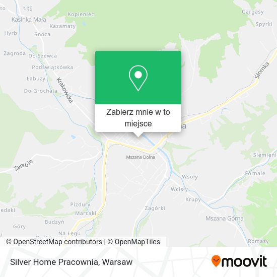 Mapa Silver Home Pracownia