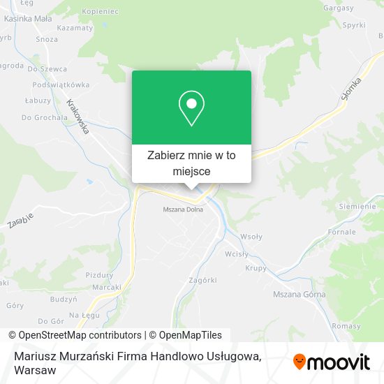 Mapa Mariusz Murzański Firma Handlowo Usługowa