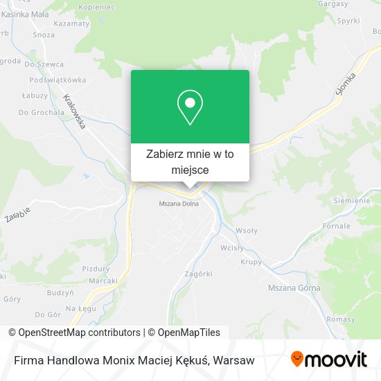 Mapa Firma Handlowa Monix Maciej Kękuś