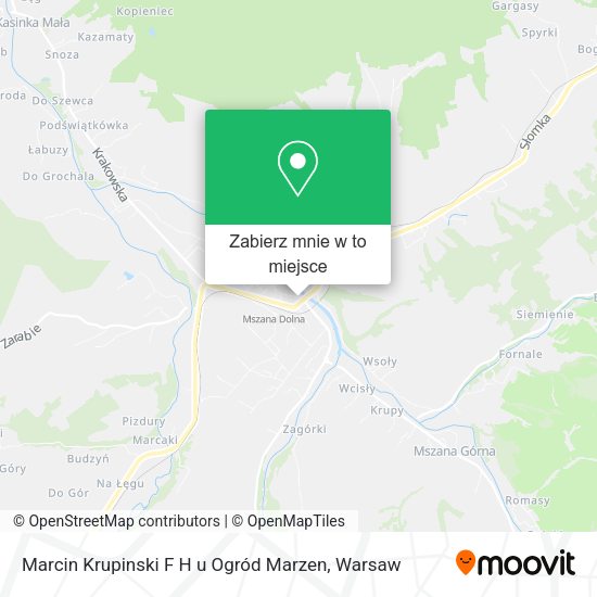 Mapa Marcin Krupinski F H u Ogród Marzen