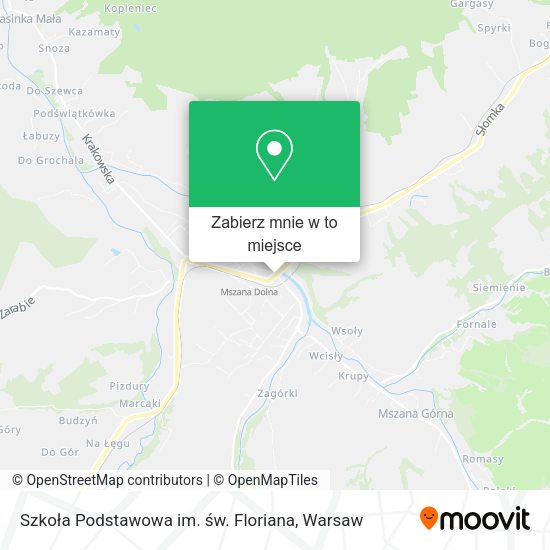 Mapa Szkoła Podstawowa im. św. Floriana