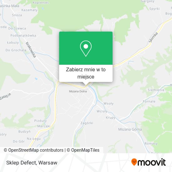 Mapa Sklep Defect
