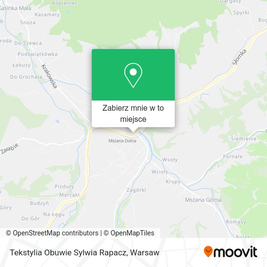 Mapa Tekstylia Obuwie Sylwia Rapacz