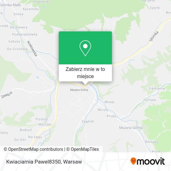 Mapa Kwiaciarnia Pawel8350