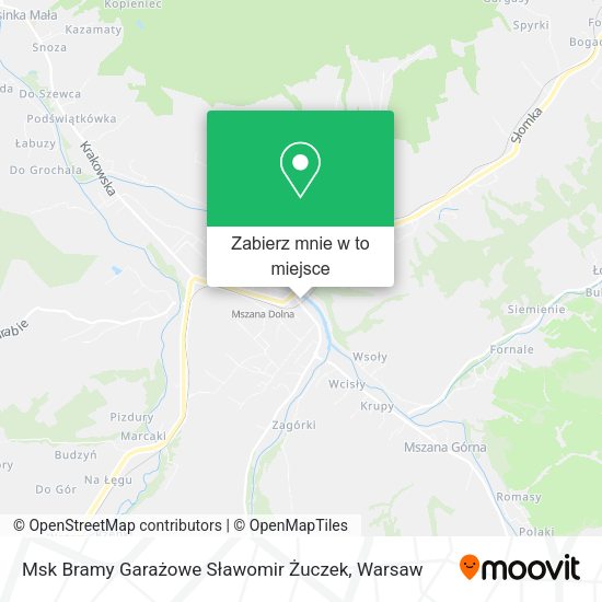 Mapa Msk Bramy Garażowe Sławomir Żuczek