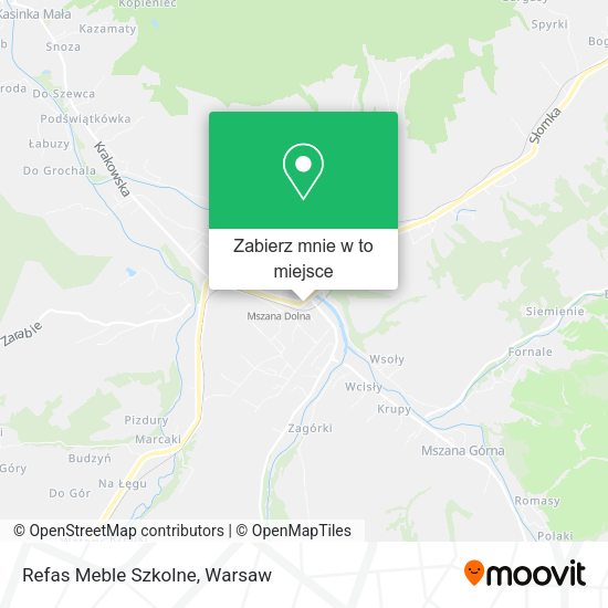 Mapa Refas Meble Szkolne