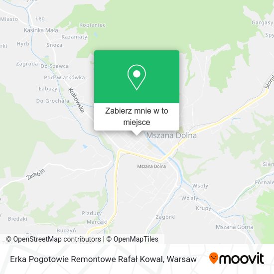 Mapa Erka Pogotowie Remontowe Rafał Kowal