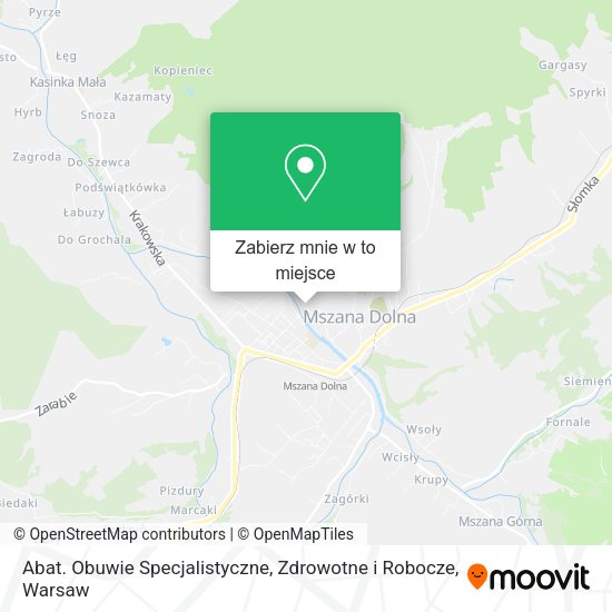 Mapa Abat. Obuwie Specjalistyczne, Zdrowotne i Robocze