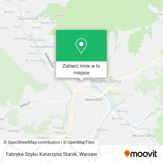 Mapa Fabryka Szyku Katarzyna Stanik