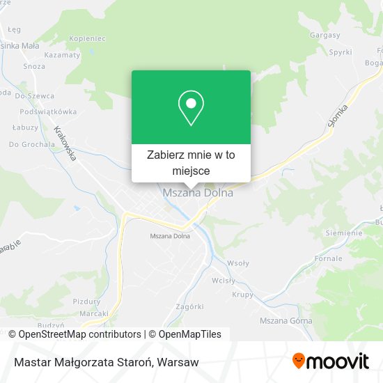 Mapa Mastar Małgorzata Staroń