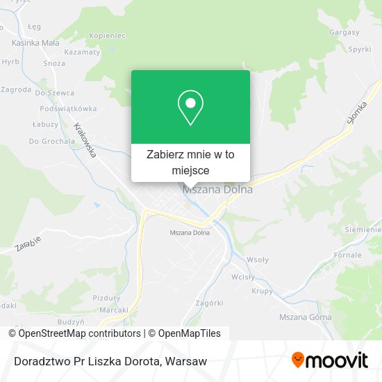 Mapa Doradztwo Pr Liszka Dorota