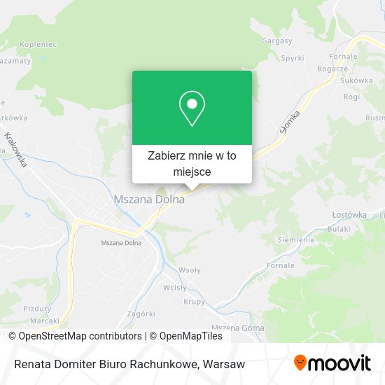 Mapa Renata Domiter Biuro Rachunkowe