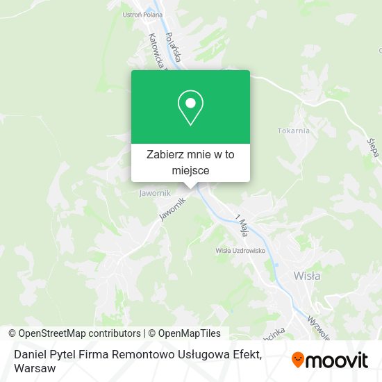 Mapa Daniel Pytel Firma Remontowo Usługowa Efekt