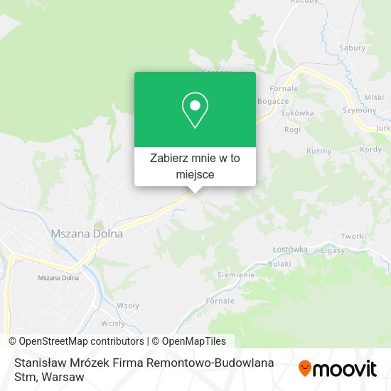 Mapa Stanisław Mrózek Firma Remontowo-Budowlana Stm