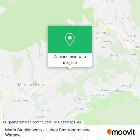 Mapa Maria Stanisławczyk Usługi Gastronomiczne