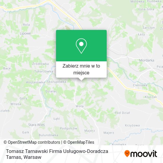 Mapa Tomasz Tarnawski Firma Usługowo-Doradcza Tarnas