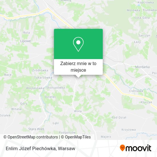 Mapa Enlim Józef Piechówka