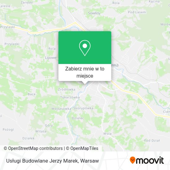 Mapa Usługi Budowlane Jerzy Marek